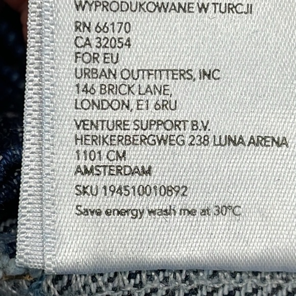 BDG Blaine Cargo Skate Jeans Utility Stretch Waist Loose Dark Wash Sz 29 - Picture 14 of 16